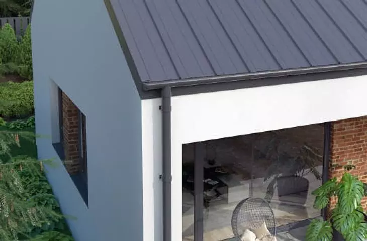 Protecting and finishing sheet metal roofing