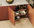 Corner Space z frontem Puro - czarny