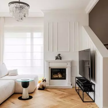 Interior of a suburban house designed by Deer Design