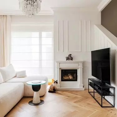 Interior of a suburban house designed by Deer Design