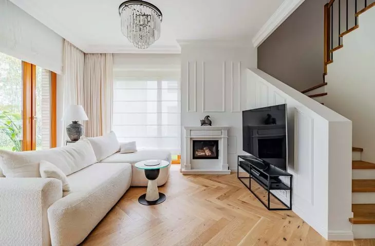 Interior of a suburban house designed by Deer Design
