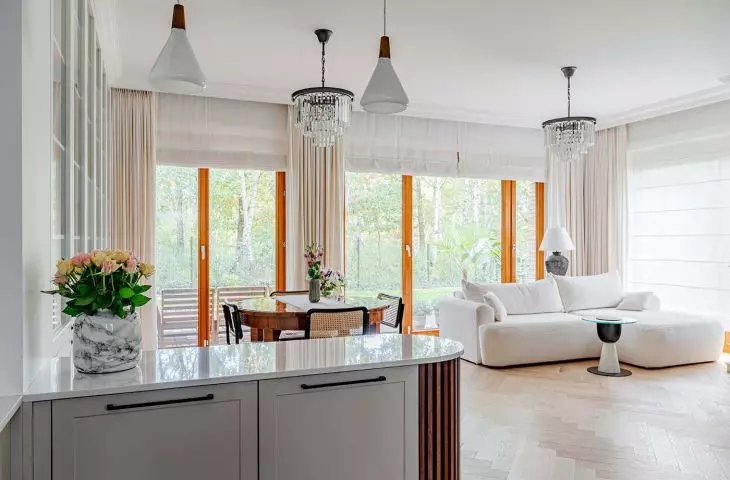 Interior of a suburban house designed by Deer Design