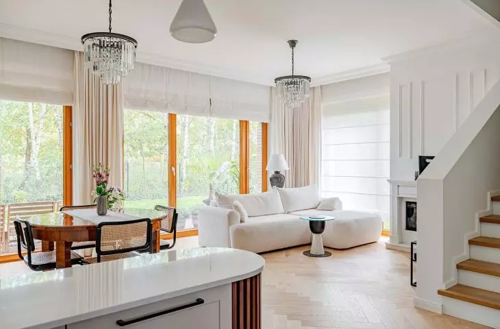 Interior of a suburban house designed by Deer Design