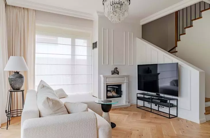 Interior of a suburban house designed by Deer Design