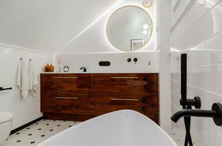 Interior of a suburban house designed by Deer Design