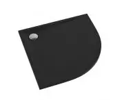 Brodzik Libra Black Stone - półokrągły