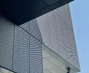 expanded metal facade