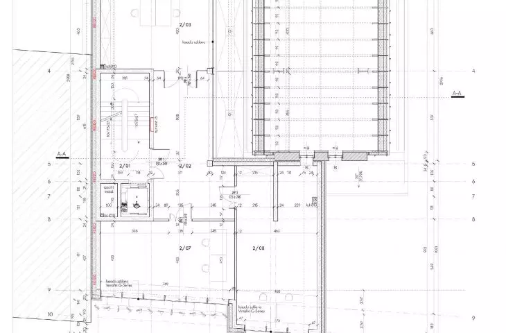 2nd floor plan (administration and offices)