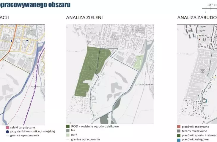 interpretation of the area under development