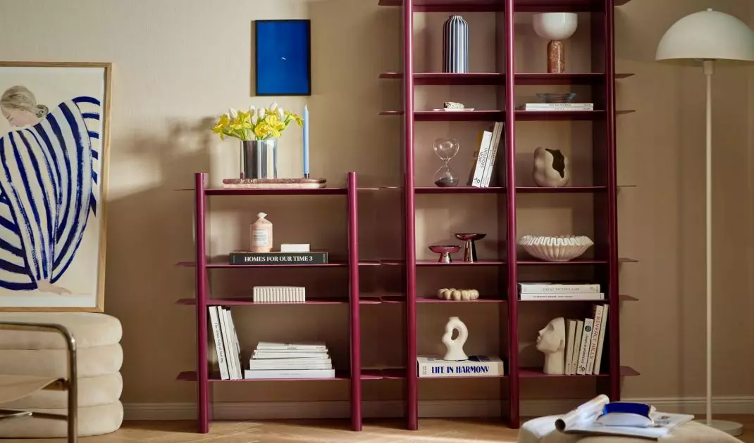 In times of object overload, a bookcase arranged with intention becomes a space for contemplation and concentration