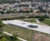 Mokslo Sala, or Science Island, in Kaunas, Lithuania