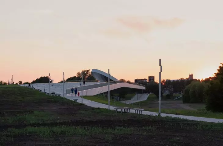Mokslo Sala, or Science Island, in Kaunas, Lithuania