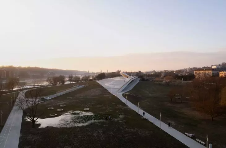 Mokslo Sala, or Science Island, in Kaunas, Lithuania