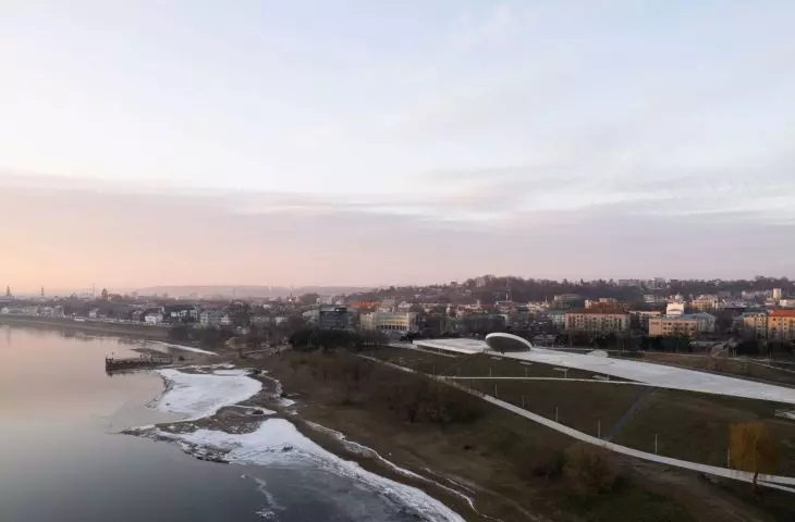 Mokslo Sala, or Science Island, in Kaunas, Lithuania