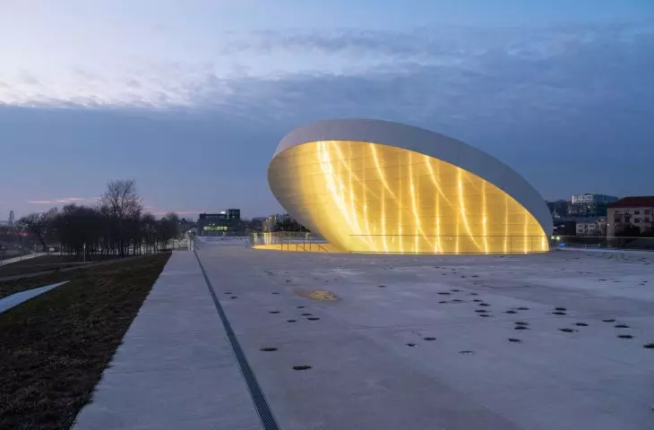 Mokslo Sala, or Science Island, in Kaunas, Lithuania