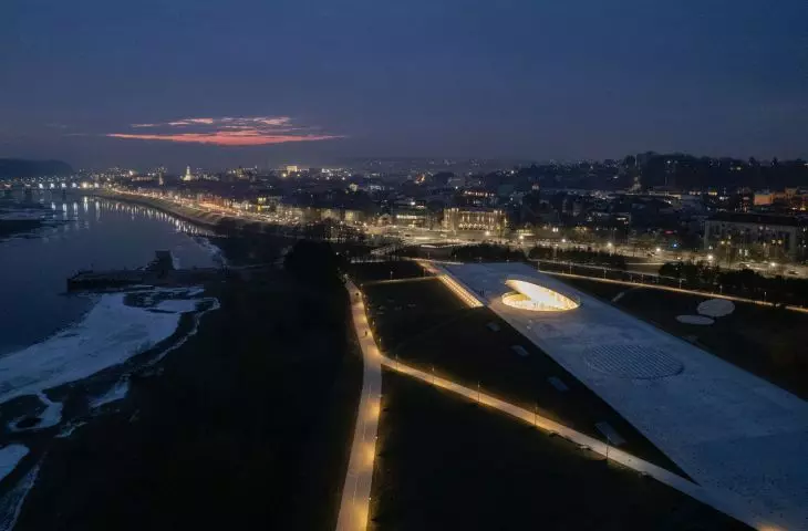 Mokslo Sala, or Science Island, in Kaunas, Lithuania