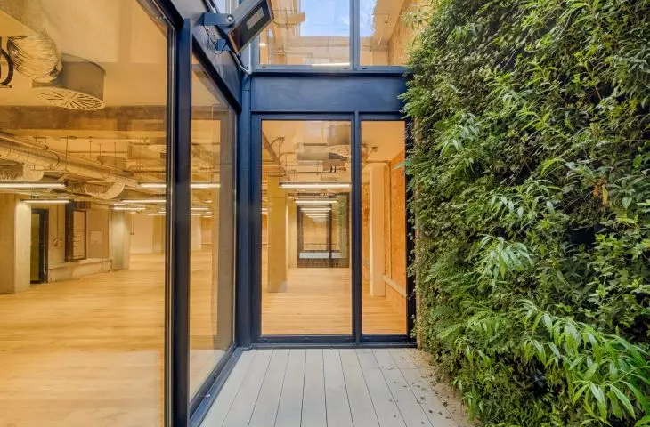 Empire House, greenery on the walls