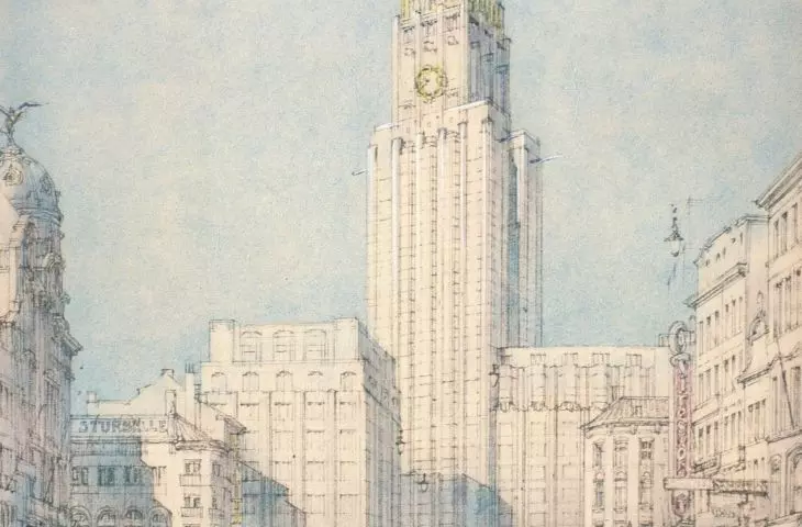 Boerentoren skyscraper in Antwerp