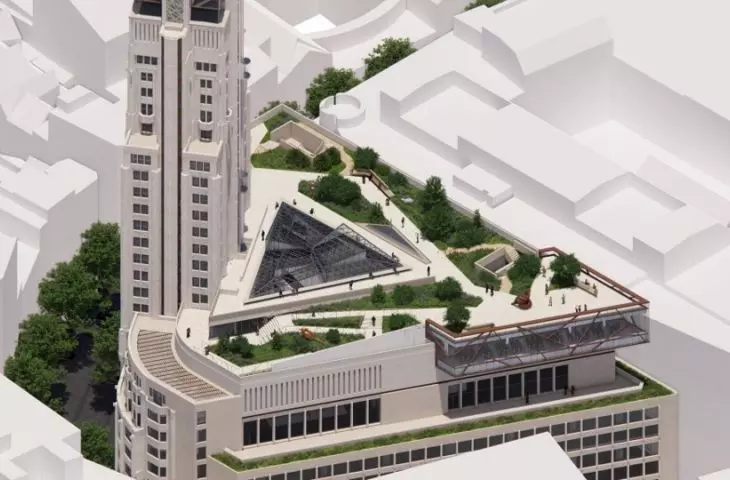 Wieżowiec Boerentoren w Antwerpii