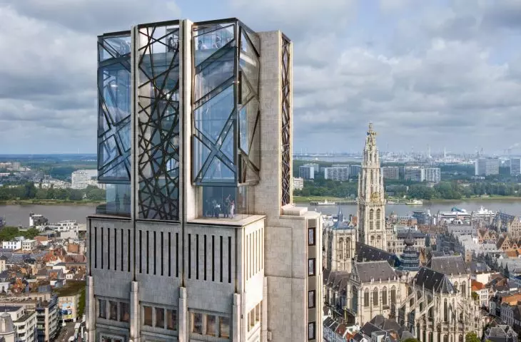 Boerentoren skyscraper in Antwerp