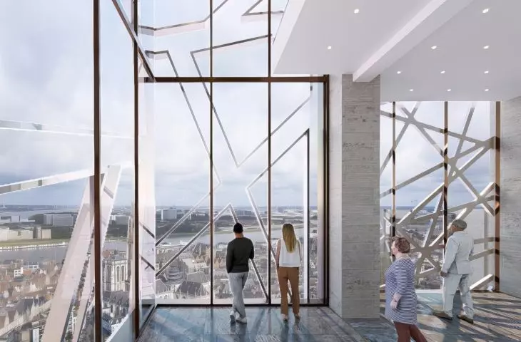 Wieżowiec Boerentoren w Antwerpii