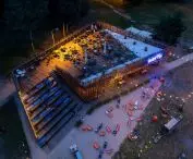Pawilon „Dzika” nad Jeziorem Paprocańskim