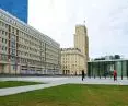 Underground parking on Powstancow Warszawy Square