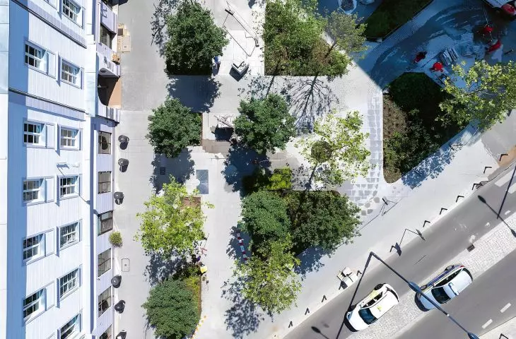 Reconstruction of part of Bracka Street in the city center