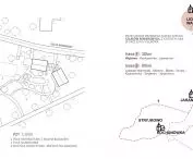 plan zagospodarowania terenu i schemat szlaków rowerowych