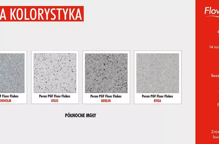 Peran PFG Floor Flakes - nowe kolory