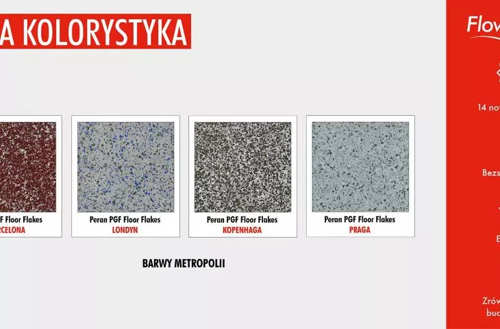 Peran PFG Floor Flakes - nowe kolory
