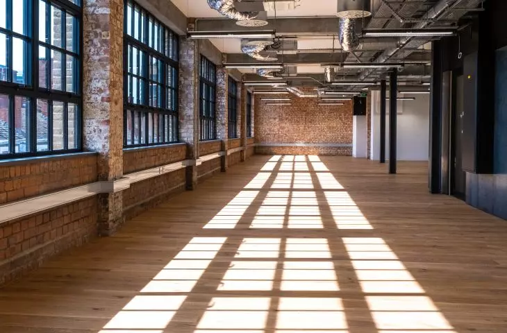 Empire House, lots of light in the spaces 