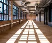 Empire House, lots of light in the spaces 