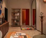 the second room, in the background the modular bookcase Vazoo designed by Marcin Laskowski