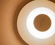 The interior is decorated with circular lamps designed by Cezary Zadrożny