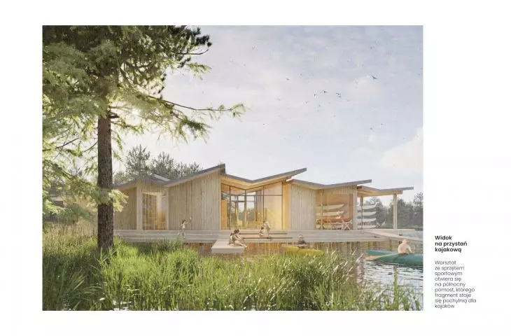 visualization - view of the canoe marina