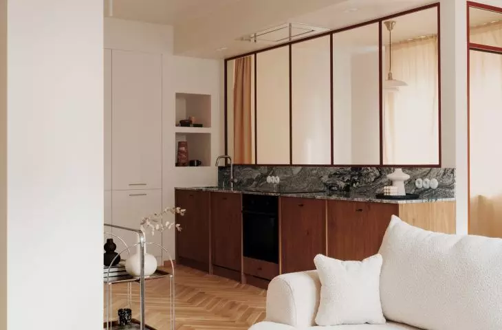 The interior of the apartment of interior designer Alexandra Paneth
