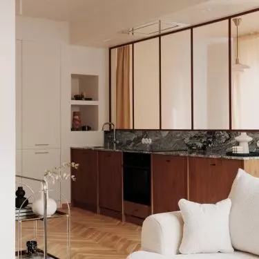 The interior of the apartment of interior designer Alexandra Paneth
