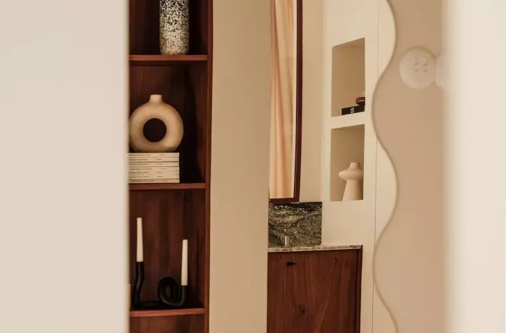 The interior of the apartment of interior designer Alexandra Paneth