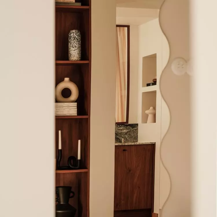The interior of the apartment of interior designer Alexandra Paneth