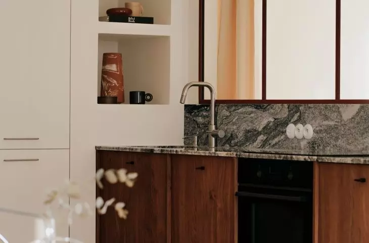 The interior of the apartment of interior designer Alexandra Paneth