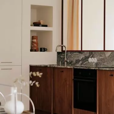The interior of the apartment of interior designer Alexandra Paneth