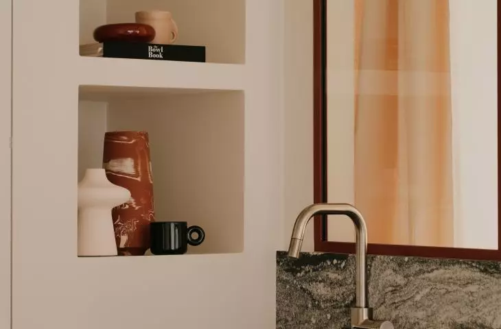 The interior of the apartment of interior designer Alexandra Paneth