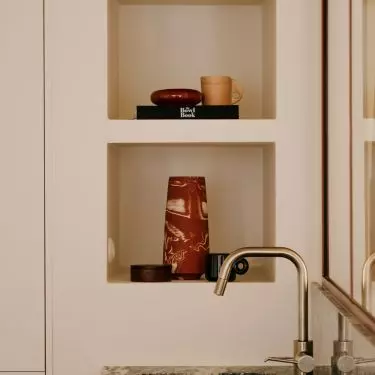 The interior of the apartment of interior designer Alexandra Paneth