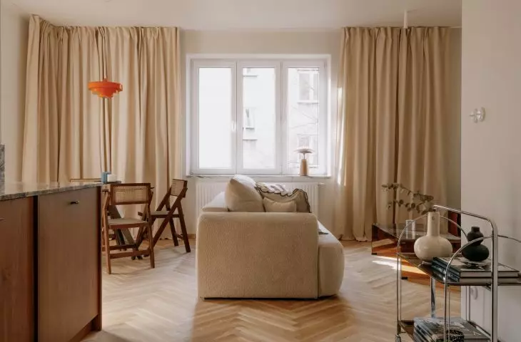 The interior of the apartment of interior designer Alexandra Paneth