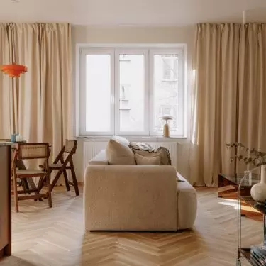 The interior of the apartment of interior designer Alexandra Paneth