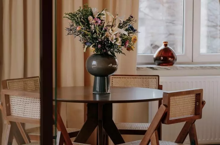 The interior of the apartment of interior designer Alexandra Paneth