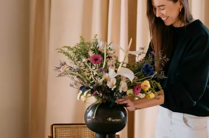 The interior of the apartment of interior designer Alexandra Paneth