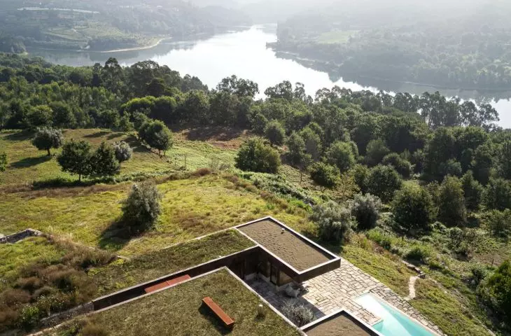 Casa da Levada on a river in Portugal