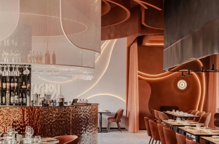 Heksagon 2.0 - nowe wnętrze łódzkiej restauracji